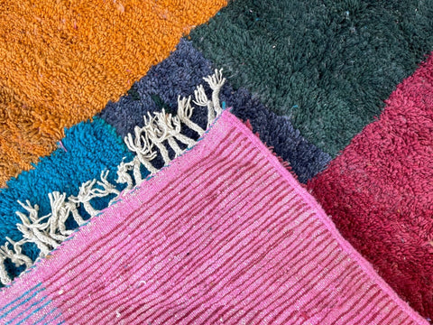 Beni ourain rug- Moroccan Rug- Custom size rug-Berber Rug - Custom rug- rugs for living room, Genuine lamb wool- Contemporary rug- All wool