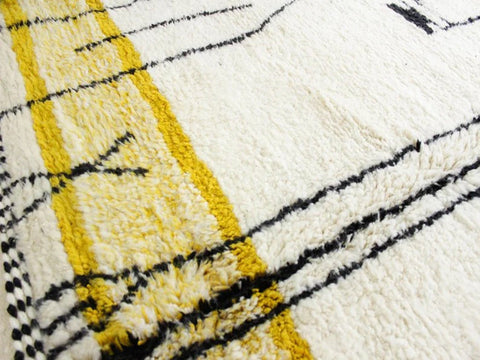 Beni ourain rug- Moroccan Rug- Custom size rug-Berber Rug - Custom rug- rugs for living room, Genuine lamb wool- Contemporary rug- All wool