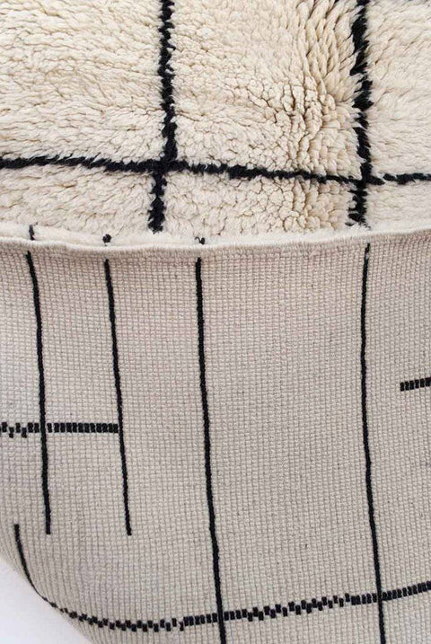 Handmade 8x10 rug- Moroccan Rug- berber rug-Berber Rug - Custom rug- rugs for living room, area rug- beni ourain rug- rugs