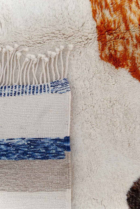 Handmade 8x10 rug- Moroccan Rug- berber rug-Berber Rug - Custom rug- rugs for living room, area rug- beni ourain rug- rugs