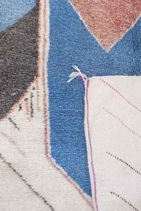 Handmade 8x10 rug- Moroccan Rug- berber rug-Berber Rug - Custom rug- rugs for living room, area rug- beni ourain rug- rugs