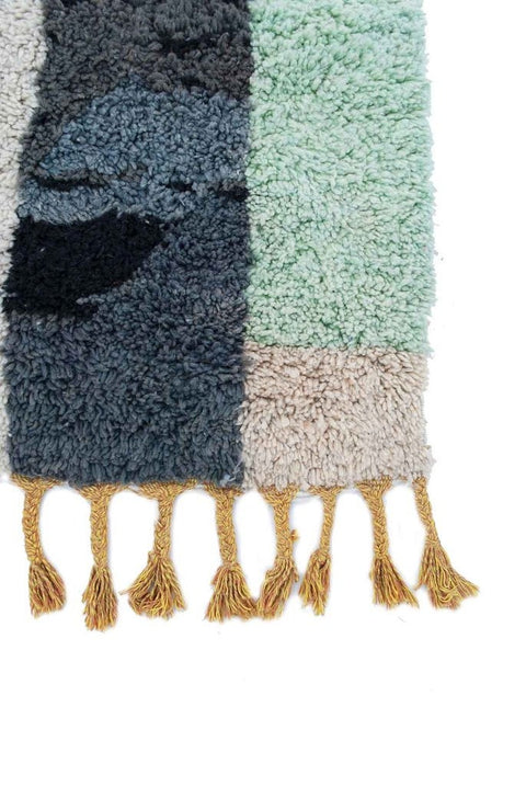 Handmade 8x10 rug- Moroccan Rug- berber rug-Berber Rug - Custom rug- rugs for living room, area rug- beni ourain rug- rugs