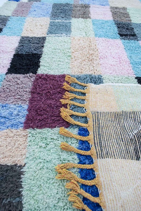 Handmade 8x10 rug- Moroccan Rug- berber rug-Berber Rug - Custom rug- rugs for living room, area rug- beni ourain rug- rugs