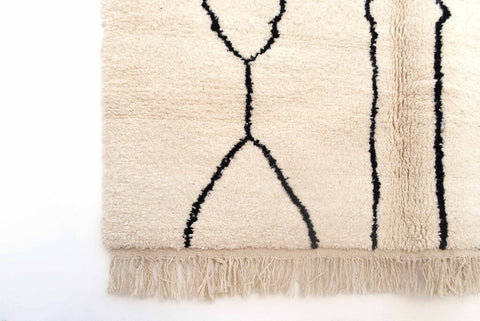 Handmade 8x10 rug- Moroccan Rug- berber rug-Berber Rug - Custom rug- rugs for living room, area rug- beni ourain rug- rugs