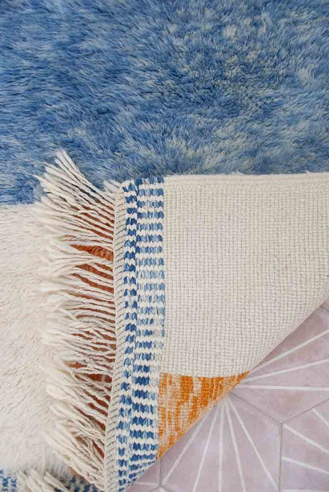 Beni ourain rug- Moroccan Rug- 8x10 rugs-Berber Rug - azilal rug- living room rug, area rug- handmade rug- rugs rugs