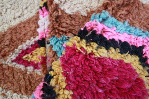 Beni ourain rug- Moroccan Rug- Custom size rug-Berber Rug - Custom rug- rugs for living room, Genuine lamb wool- Contemporary rug- All wool