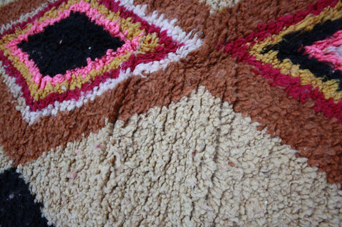 Beni ourain rug- Moroccan Rug- Custom size rug-Berber Rug - Custom rug- rugs for living room, Genuine lamb wool- Contemporary rug- All wool