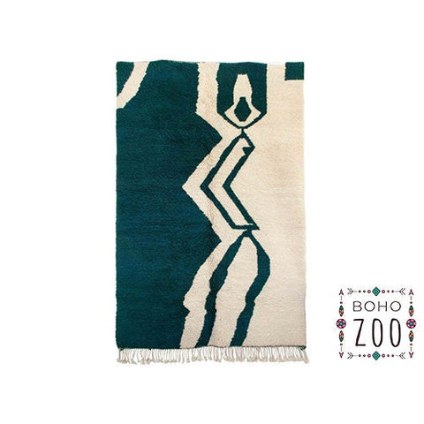 Beni ourain rug- Moroccan Rug- 8x10 rugs-Berber Rug - azilal rug- living room rug, area rug- handmade rug- rugs rugs