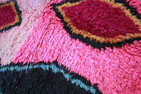 Beni ourain rug- Moroccan Rug- Custom size rug-Berber Rug - Custom rug- rugs for living room, Genuine lamb wool- Contemporary rug- All wool