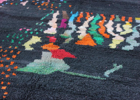 Beni ourain rug- Moroccan Rug- Custom size rug-Berber Rug - Custom rug- rugs for living room, Genuine lamb wool- Contemporary rug- All wool