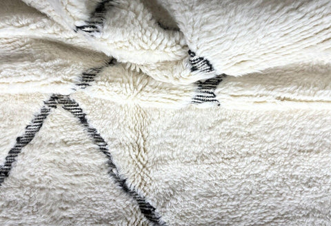 Beni ourain rug- Moroccan Rug- Custom size rug-Berber Rug - Custom rug- rugs for living room, Genuine lamb wool- Contemporary rug- All wool