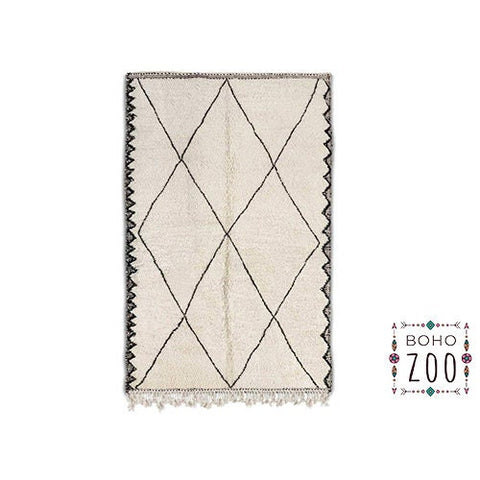 Beni ourain rug- Moroccan Rug- 8x10 rugs-Berber Rug - azilal rug- living room rug, area rug- handmade rug- rugs rugs