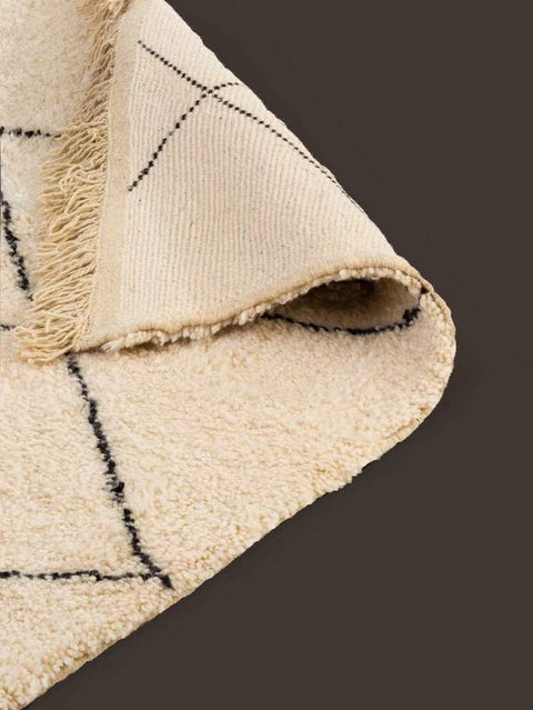 Beni ourain rug- Moroccan Rug- 8x10 rugs-Berber Rug - azilal rug- living room rug, area rug- handmade rug- rugs rugs