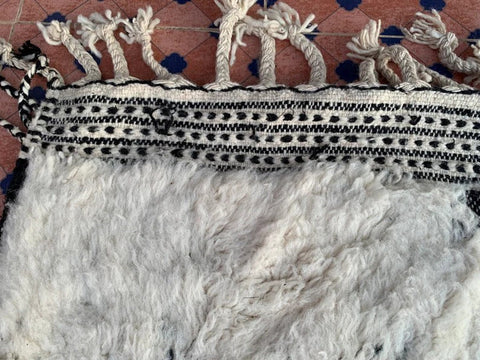 Beni ourain rug- Moroccan Rug- Custom size rug-Berber Rug - Custom rug- rugs for living room, Genuine lamb wool- Contemporary rug- All wool