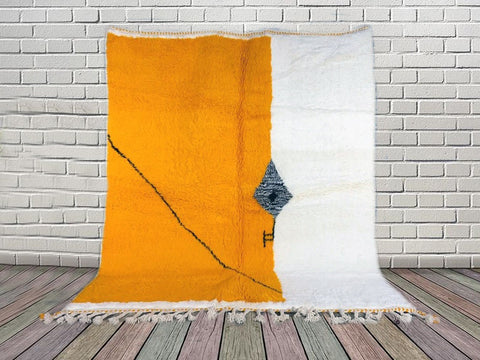 Beni ourain rug- Moroccan Rug- Custom size rug-Berber Rug - Custom rug- rugs for living room, Genuine lamb wool- Contemporary rug- All wool