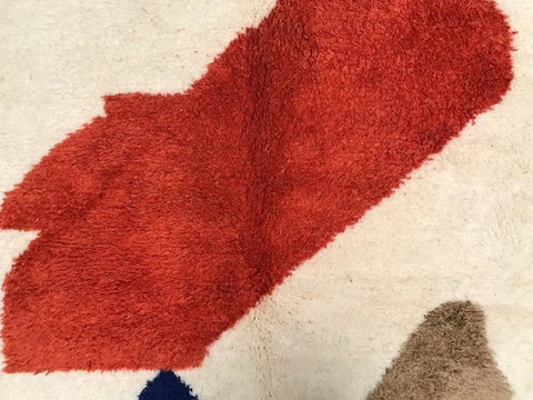 Beni ourain rug- Moroccan Rug- Custom size rug-Berber Rug - Custom rug- rugs for living room, Genuine lamb wool- Contemporary rug- All wool