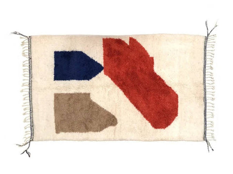 Beni ourain rug- Moroccan Rug- Custom size rug-Berber Rug - Custom rug- rugs for living room, Genuine lamb wool- Contemporary rug- All wool