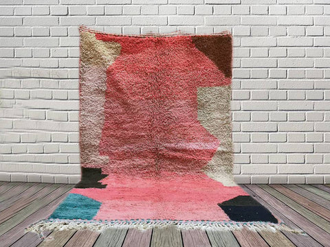 Beni ourain rug- Moroccan Rug- Custom size rug-Berber Rug - Custom rug- rugs for living room, Genuine lamb wool- Contemporary rug- All wool