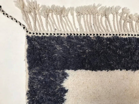 Beni ourain rug- Moroccan Rug- Custom size rug-Berber Rug - Custom rug- rugs for living room, Genuine lamb wool- Contemporary rug- All wool