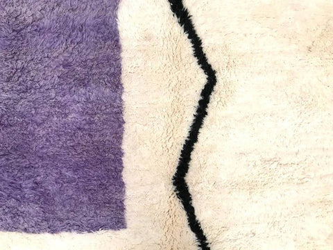 Beni ourain rug- Moroccan Rug- Custom size rug-Berber Rug - Custom rug- rugs for living room, Genuine lamb wool- Contemporary rug- All wool