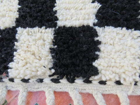 Beni ourain rug- Moroccan Rug- Custom size rug-Berber Rug - Custom rug- rugs for living room, Genuine lamb wool- Contemporary rug- All wool