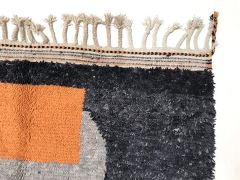 Beni ourain rug- Moroccan Rug- Custom size rug-Berber Rug - Custom rug- rugs for living room, Genuine lamb wool- Contemporary rug- All wool