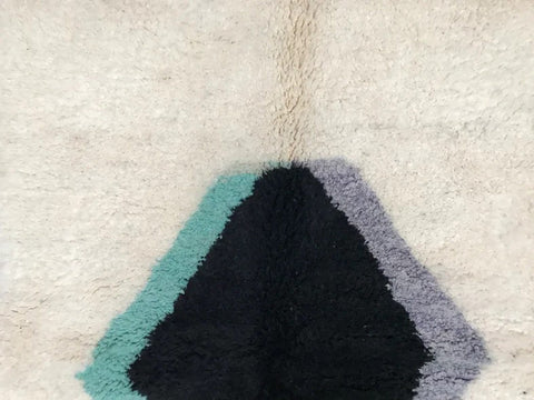 Beni ourain rug- Moroccan Rug- Custom size rug-Berber Rug - Custom rug- rugs for living room, Genuine lamb wool- Contemporary rug- All wool