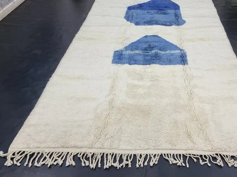 Beni ourain rug- Moroccan Rug- Custom size rug-Berber Rug - Custom rug- rugs for living room, Genuine lamb wool- Contemporary rug- All wool