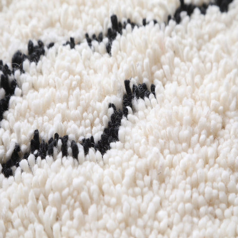 Moroccan rug - Black  rug- Authentic Moroccan Rug- Beni Rug-Berber Rug- Large Moroccan Rug- Custom rug