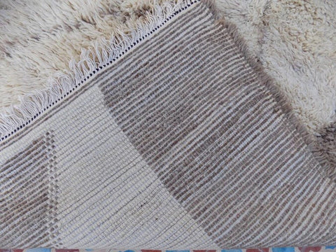 Beni ourain rug- Moroccan Rug- Custom size rug-Berber Rug - Custom rug- rugs for living room, Genuine lamb wool- Contemporary rug- All wool