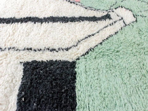 Beni ourain rug- Moroccan Rug- Custom size rug-Berber Rug - Custom rug- rugs for living room, Genuine lamb wool- Contemporary rug- All wool