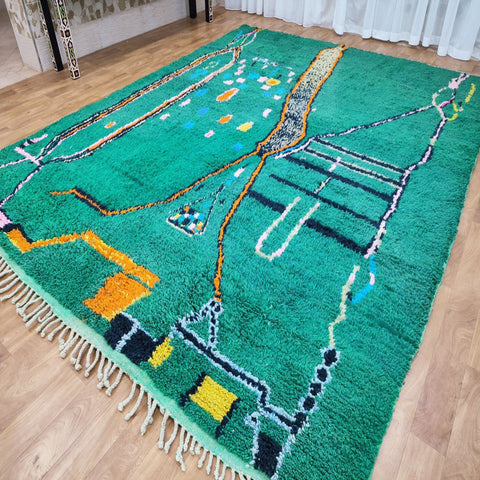 Moroccan rug - Black  rug- Authentic Moroccan Rug- Beni Rug-Berber Rug- Large Moroccan Rug- Custom rug