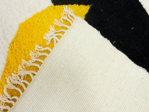 Beni ourain rug- Moroccan Rug- Custom size rug-Berber Rug - Custom rug- rugs for living room, Genuine lamb wool- Contemporary rug- All wool