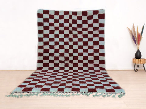 Beni ourain rug- Moroccan Rug- Custom size rug-Berber Rug - Custom rug- rugs for living room, Genuine lamb wool- Contemporary rug- All wool