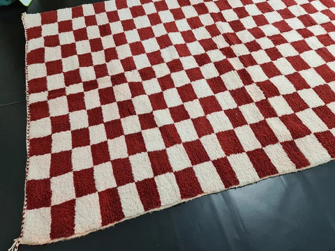 Beni ourain rug- Moroccan Rug- Custom size rug-Berber Rug - Custom rug- rugs for living room, Genuine lamb wool- Contemporary rug- All wool