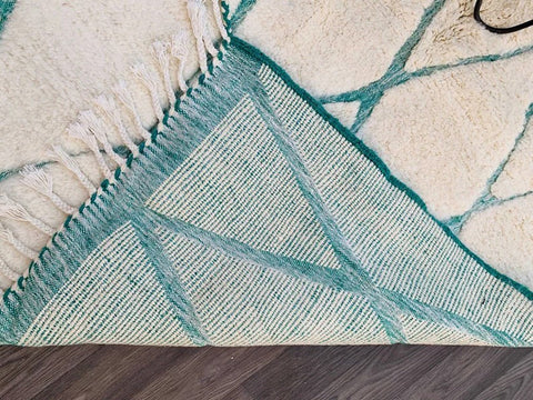 Beni ourain rug- Moroccan Rug- Custom size rug-Berber Rug - Custom rug- rugs for living room, Genuine lamb wool- Contemporary rug- All wool