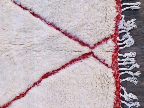 Beni ourain rug- Moroccan Rug- Custom size rug-Berber Rug - Custom rug- rugs for living room, Genuine lamb wool- Contemporary rug- All wool