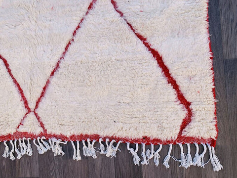 Beni ourain rug- Moroccan Rug- Custom size rug-Berber Rug - Custom rug- rugs for living room, Genuine lamb wool- Contemporary rug- All wool