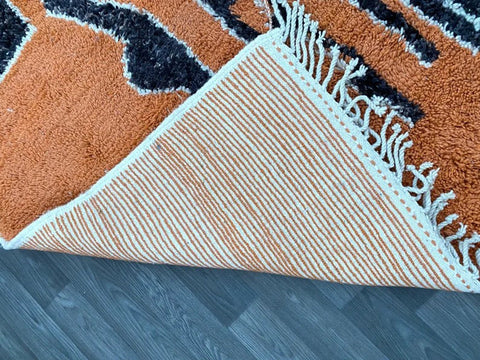 Beni ourain rug- Moroccan Rug- Custom size rug-Berber Rug - Custom rug- rugs for living room, Genuine lamb wool- Contemporary rug- All wool