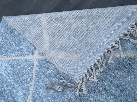 Beni ourain rug- Moroccan Rug- Custom size rug-Berber Rug - Custom rug- rugs for living room, Genuine lamb wool- Contemporary rug- All wool