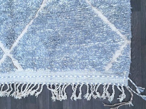 Beni ourain rug- Moroccan Rug- Custom size rug-Berber Rug - Custom rug- rugs for living room, Genuine lamb wool- Contemporary rug- All wool