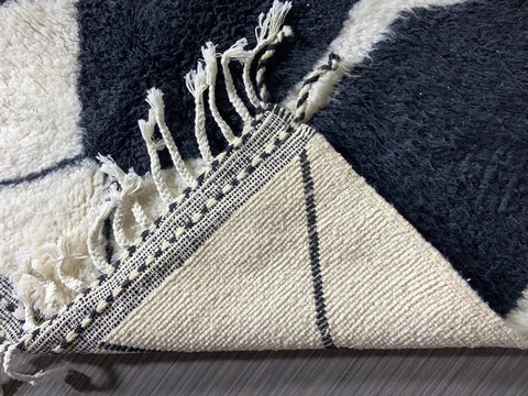 Beni ourain rug- Moroccan Rug- Custom size rug-Berber Rug - Custom rug- rugs for living room, Genuine lamb wool- Contemporary rug- All wool