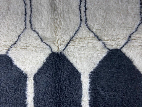 Beni ourain rug- Moroccan Rug- Custom size rug-Berber Rug - Custom rug- rugs for living room, Genuine lamb wool- Contemporary rug- All wool