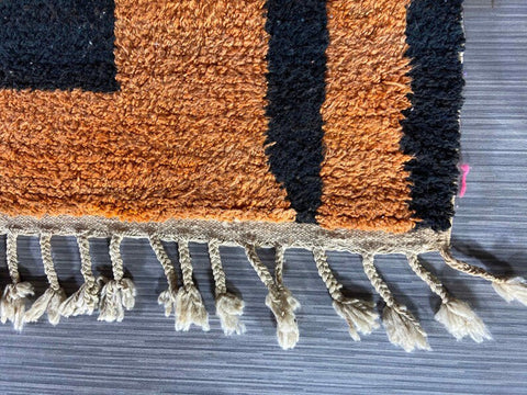 Beni ourain rug- Moroccan Rug- Custom size rug-Berber Rug - Custom rug- rugs for living room, Genuine lamb wool- Contemporary rug- All wool