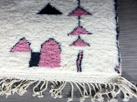 Beni ourain rug- Moroccan Rug- Custom size rug-Berber Rug - Custom rug- rugs for living room, Genuine lamb wool- Contemporary rug- All wool