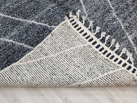 Beni ourain rug- Moroccan Rug- Custom size rug-Berber Rug - Custom rug- rugs for living room, Genuine lamb wool- Contemporary rug- All wool