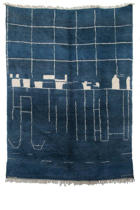 Handmade 8x10 rug- Moroccan Rug- berber rug-Berber Rug - Custom rug- rugs for living room, area rug- beni ourain rug- rugs