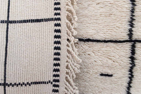 Handmade 8x10 rug- Moroccan Rug- berber rug-Berber Rug - Custom rug- rugs for living room, area rug- beni ourain rug- rugs