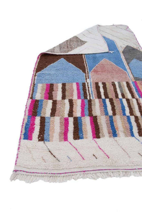 Handmade 8x10 rug- Moroccan Rug- berber rug-Berber Rug - Custom rug- rugs for living room, area rug- beni ourain rug- rugs