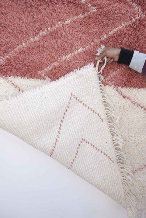 Handmade 8x10 rug- Moroccan Rug- berber rug-Berber Rug - Custom rug- rugs for living room, area rug- beni ourain rug- rugs